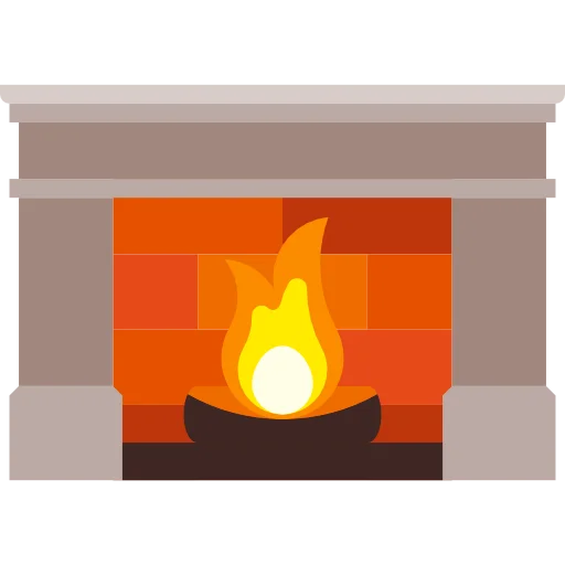 Fireplace remodeling icon - Expert fireplace design and stonework by Union County Contracting in Lewisburg, PA