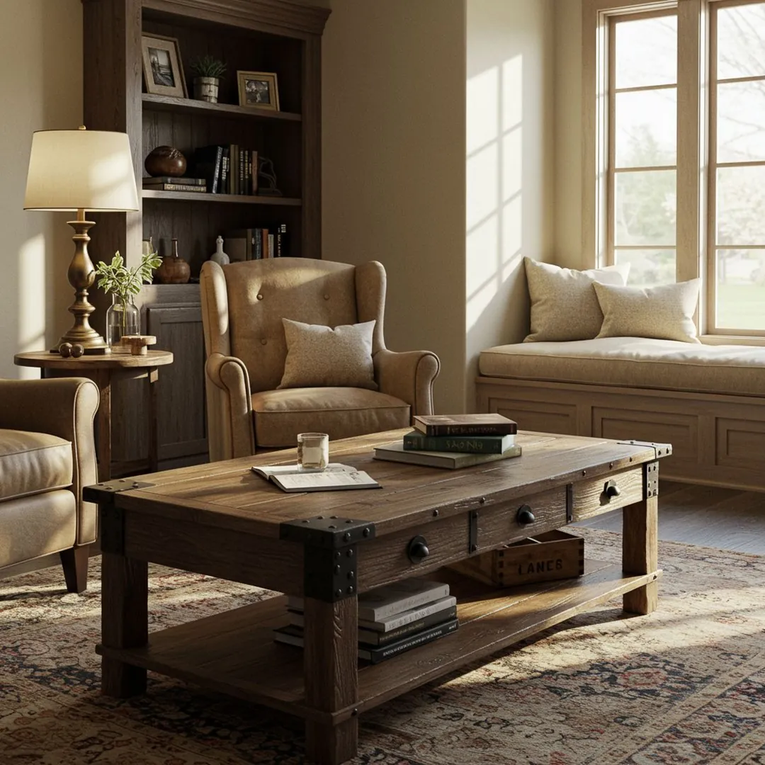 Cozy farmhouse living room renovation highlighting tailored solutions and personalized service by Union County Contracting in Lewisburg, PA