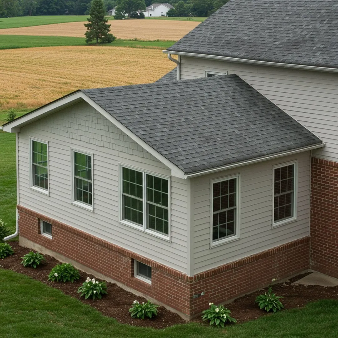 Home addition showcasing quality craftsmanship by Union County Contracting in Lewisburg, PA