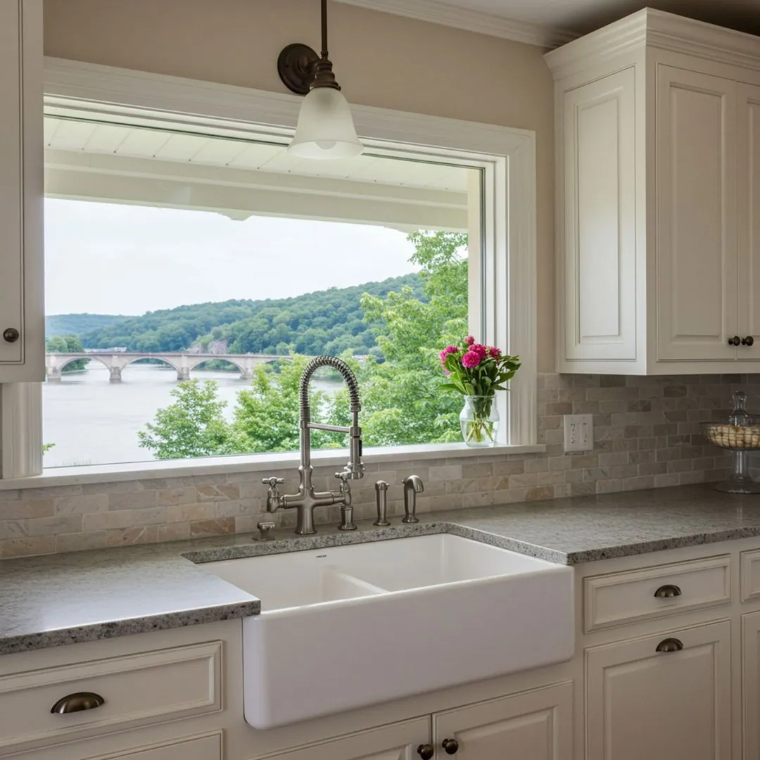 Modern kitchen remodel by Union County Contracting in Selinsgrove, PA